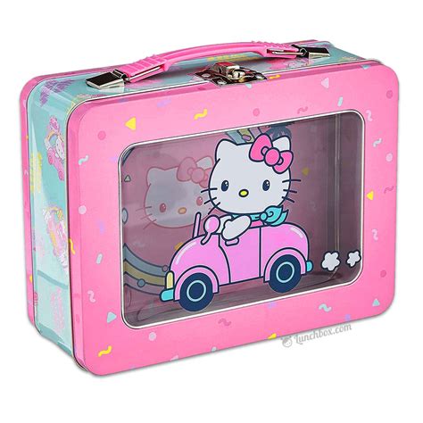 sanrio hello kitty metal lunch box 1976 2010|Hello Kitty Lunchbox Metal for sale .